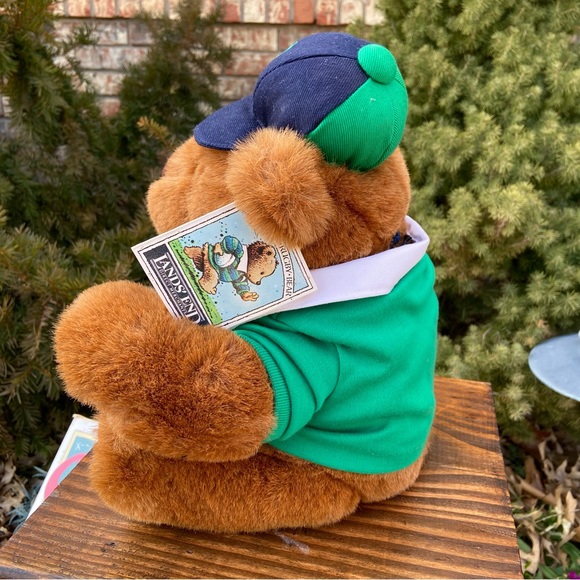 Like New - Vintage 1991 Lands' End Rugby  Coach Bear - Picture 13 of 15